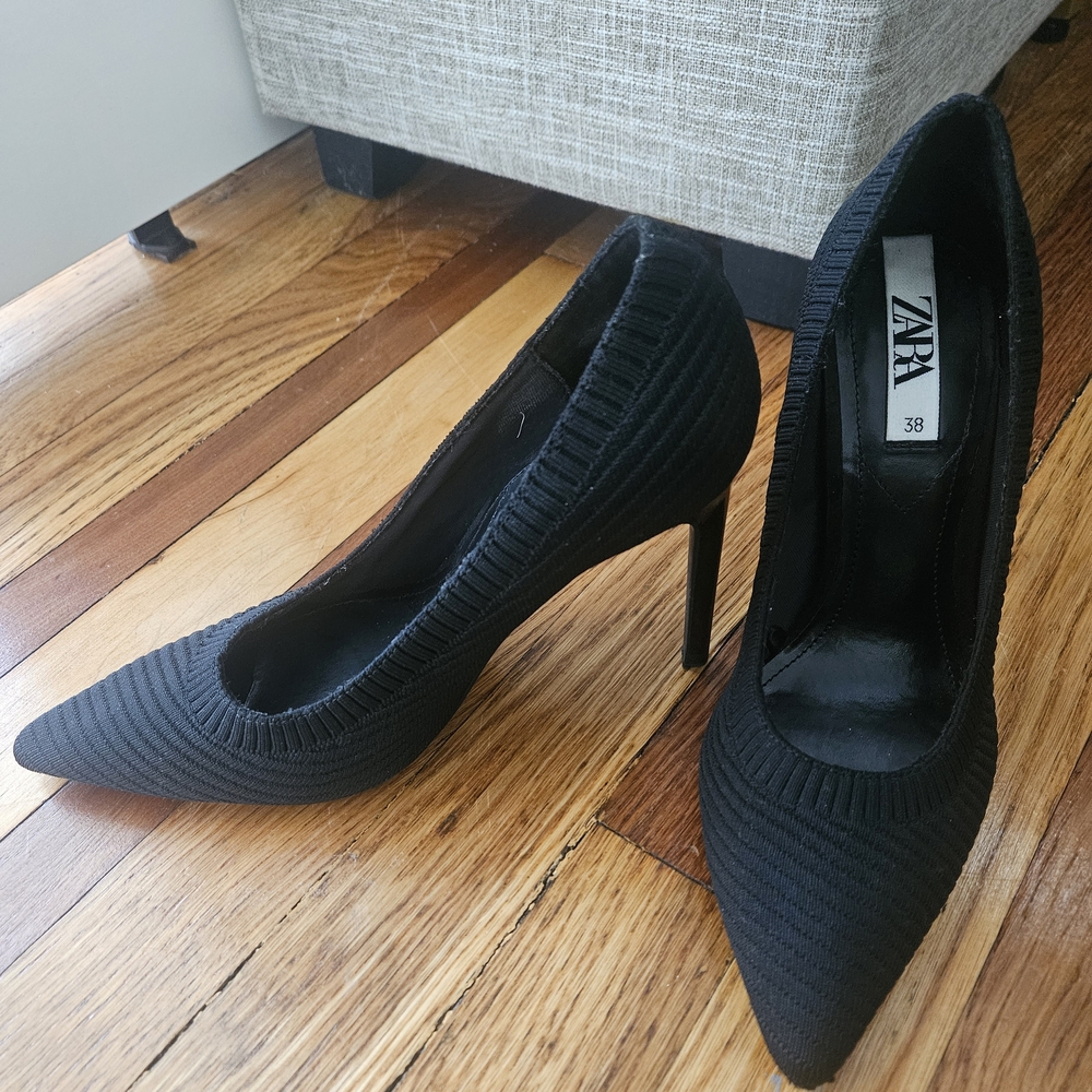 Zara Black Women's Heels